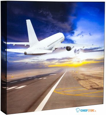 Syna Pop-Up Impress Straight Print Backlit Voorzijde met Zijkanten 6 X 3 - IMPR63S-GLED
