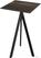 Essentials Infinity Tripod Statafel Zwart Frame + Riverwashed Wood HPL 70x70 cm - 140041477 1