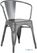 Bolero HZ807 Bistro Curve Armstoelen Donkergrijs (4 stuks)