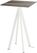 Infinity Statafel Wit Frame + Tropical Wood HPL 70x70 cm - Essentials 120051277