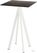 Infinity Statafel Wit Frame + Riverwashed Wood HPL 70x70 cm - Essentials 120051477