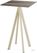 Infinity Statafel Zand Frame + Tropical Wood HPL 70x70 cm - Essentials 120061277