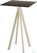 Infinity Statafel Zand Frame + Riverwashed Wood HPL 70x70 cm - Essentials 120061477