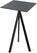 Essentials Infinity Tripod Statafel Zwart Frame + Zwart HPL 70x70 cm - 140041077