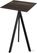 Essentials Infinity Tripod Statafel Zwart Frame + Riverwashed Wood HPL 70x70 cm - 140041477