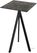 Essentials Infinity Tripod Statafel Zwart Frame + Galaxy Marble HPL 70x70 cm - 140041577