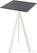 Essentials Infinity Tripod Statafel Wit Frame + Zwart HPL 70x70 cm - 140051077