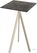 Essentials Infinity Tripod Statafel Zand Frame + Galaxy Marble HPL 70x70 cm - 140061577