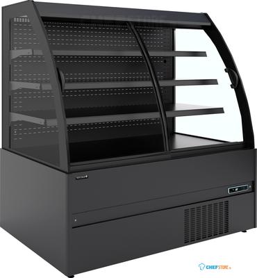 Compacte Zwarte Wandkoeler met Schuifdeuren - MCB130S LOW LED