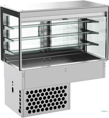 Drop-In Koelvitrine Recht - Roll-Up 3/1, CombiSteel 7495.0135
