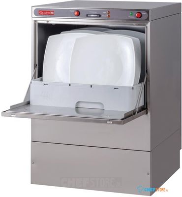 Gastro M vaatwasmachine Maestro 50x50cm 230V met afvoerpomp en zeepdispenser | DK355