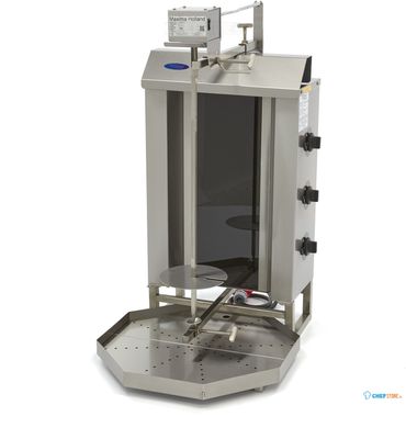 Maxima Shoarma Grill - 3 Branders - 30 Kg Vlees - Elektrisch - 09370265