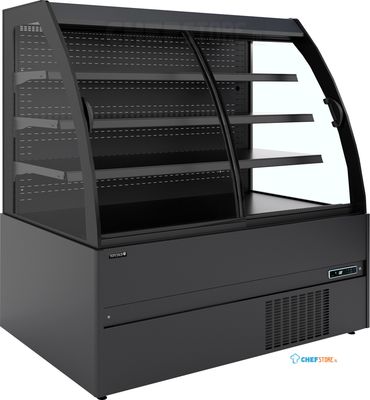 Compacte Zwarte Wandkoeler met Schuifdeuren - MCB130S LOW LED