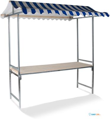 Marktkraam - Professioneel - Blauw/Wit - VEBA MSR10205B 1