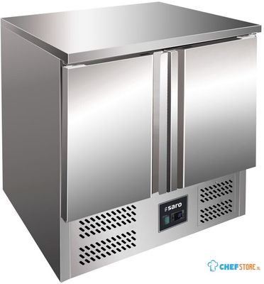 SARO Gekoelde Werkbank met 2 Deuren Model VIVIA S 901 S/S TOP 1