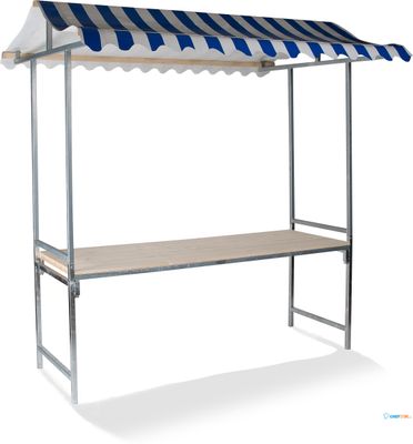 Marktkraam - Professioneel - Blauw/Wit - VEBA MSR10205B