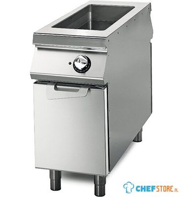 Electric Bain Marie On Cabinet With Door, 1 Well GN 1/1+1/3, Virtus VS11040BME 1