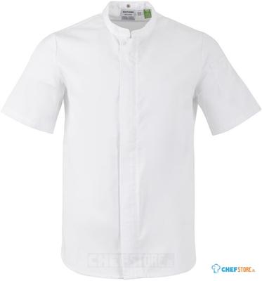 Southside Harlem Koksjas Wit Korte Mouw Mesh Maat S - BA116-S