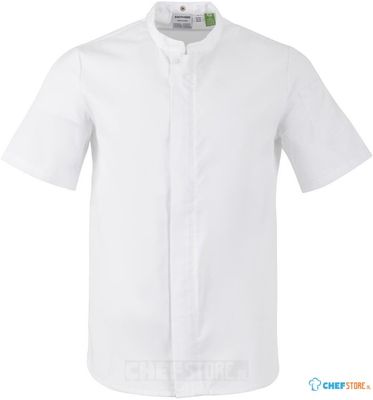 Southside Harlem Koksjas Wit Korte Mouw Mesh Maat M - BA116-M