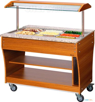 Bartscher Buffetwagen Warm 3x GN 1/1 - 125614 1