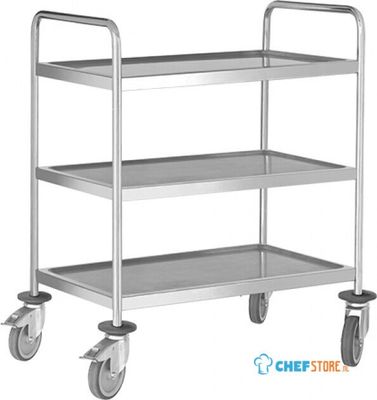 Pujadas Serveerwagen (Cap.3X 80X50Cm), RVS, 898036 1