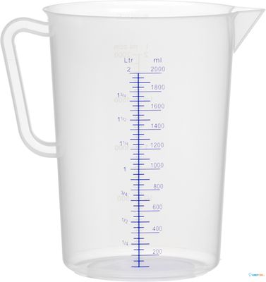 Hendi Maatbeker polypropyleen 2 l 140x215 mm | 567302