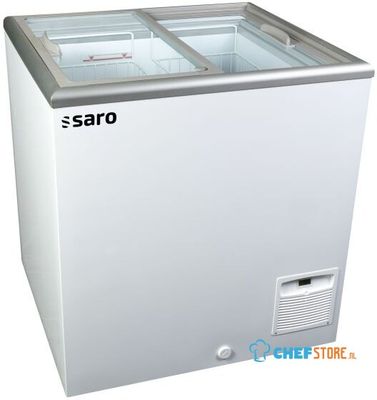 SARO Commerciële Vrieskist met Glazen Schuifdeksel Model NOVA 22 2BC100A - NOVA 22-2BC100A