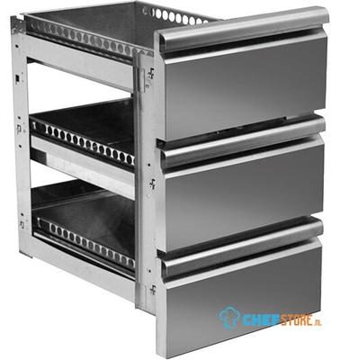 Mastro Ladeset 3X 1/3 Voor Gekoelde Werkbanken Met Diepte 600 Mm | Z/C604Y 1