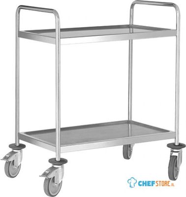 Pujadas Serveerwagen (Cap.2X 90X50Cm), RVS, 898435 1