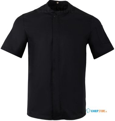 Southside Harlem Koksbuis met Korte Mouwen Zwart Maat L - BA115-L