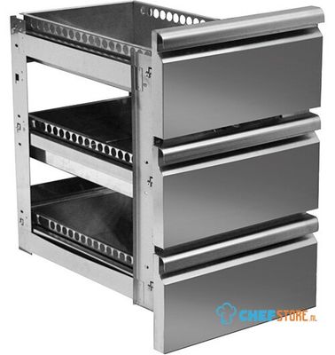 Mastro Ladeset 3X 1/3 Voor Gekoelde Werkbanken Met Diepte 600 Mm | Z/C604Y 1