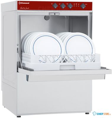 Horeca vaatwasser | 50 x 50 mand | Waterontharder | 400V | Fast wash | DC502/6-A | Diamond 1