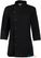 Whites Chefs Clothing Whites Dames Getailleerde Koksjas Zwart Maat M - BA110-M