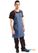 Chef Works Urban Berkeley Denim schort met bretels middenblauw | BB207 11