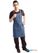 Chef Works Urban Berkeley Denim schort met bretels middenblauw | BB207 12