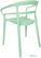 Bolero Mateo Caféstoelen Mintgroen (Pak van 2) - DX981 3