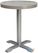 Bolero Rond Melamine Tafelblad Essenhout Effect Voorgeboord 60cm - Bolero FT292 5