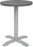 Bolero Aluminium Rond Tafelblad Donkergrijs 580mm - Bolero FX037 3