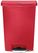 Rubbermaid Slim Jim Front Step pedaalemmer 90ltr rood - GL038