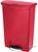 Rubbermaid Slim Jim Front Step pedaalemmer 90ltr rood - GL038 2