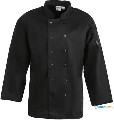 Whites Vegas unisex koksbuis lange mouw zwart M | A438-M 1