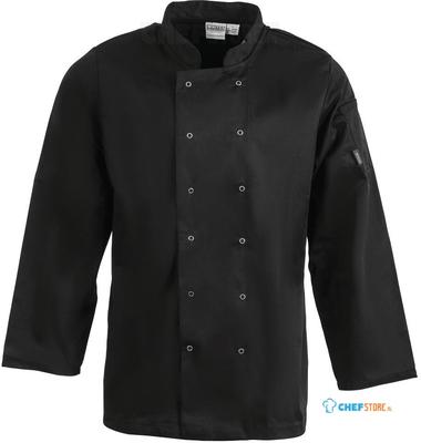 Whites Vegas unisex koksbuis lange mouw zwart S | A438-S 1