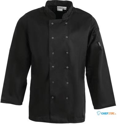 Whites Vegas unisex koksbuis lange mouw zwart XL | A438-XL 1