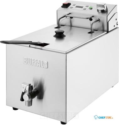 Buffalo Enkele Elektrische Friteuse met Timer 8Ltr - CU620