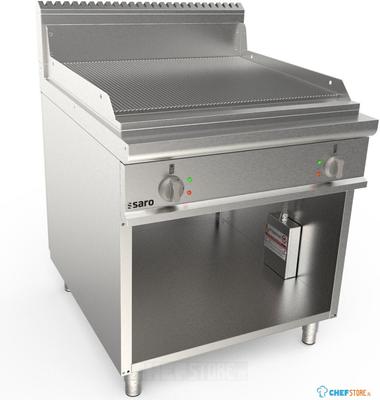 SARO Elektrische Bakplaat met Open Onderstel Model LQ / FTG4BAR 1