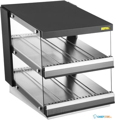 Buffalo Schuin Kanaal Voedselverwarmer 2 Planken - HW925