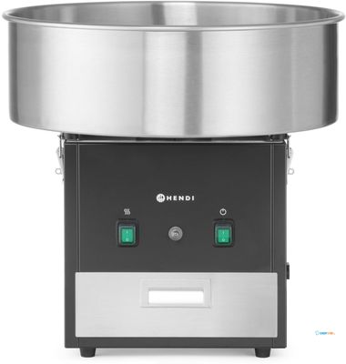 HENDI 282816 Suikerspinmachine, , Zwart, 220-240V/1130W, 520x520x(H)503mm