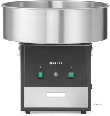 HENDI 282816 Suikerspinmachine, , Zwart, 220-240V/1130W, 520x520x(H)503mm