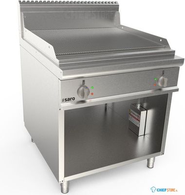 SARO Elektrische Bakplaat met Open Onderstel Model LQ / FTG4BAR