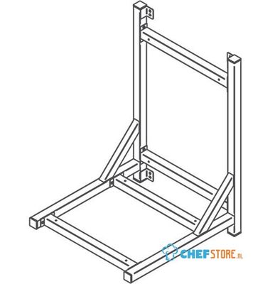 Mastro Muurplank Voor Combi Steamer Aib0052 | Z/MSP623 1